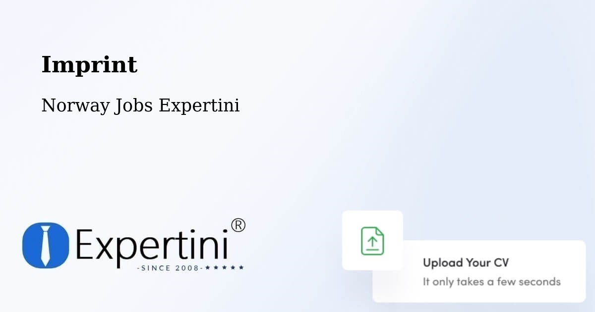 Imprint – Finnsnes - Norway Jobs Expertini